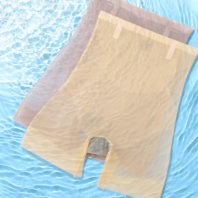 Gluschwein - Bauchkontrollhose aus Eisseide mit hoher Taille