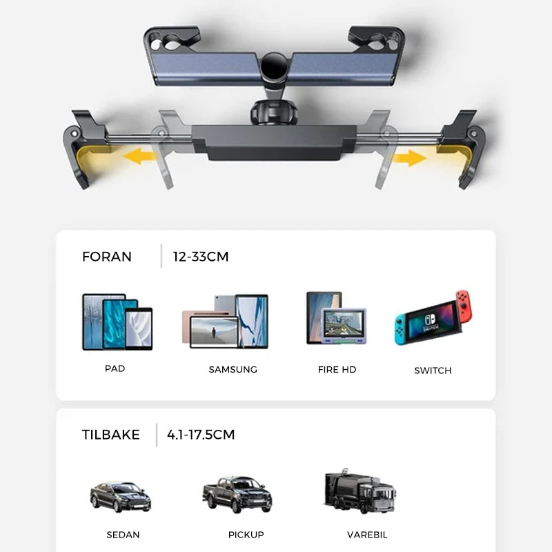 Gluschwein - Headrest Tablet Mount