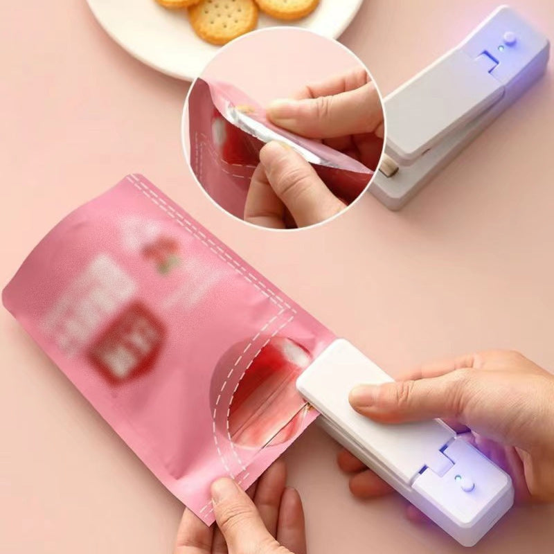 Gluschwein - 2 in 1 USB aufladbare Mini-Beutelschweißmaschine mit Schneidemesser
