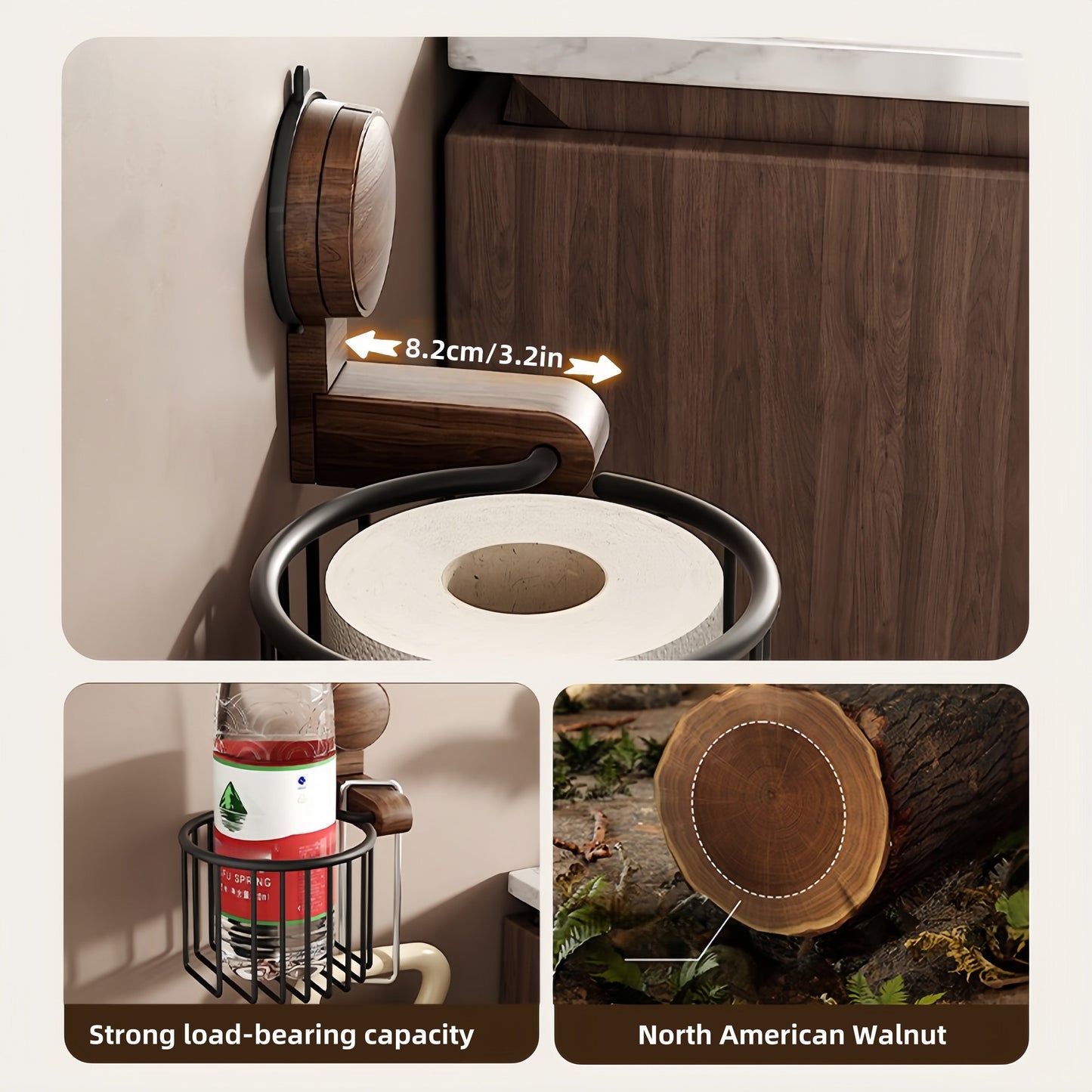 EcoWood – Walnuss-Tissuehalter | 50% RABATT