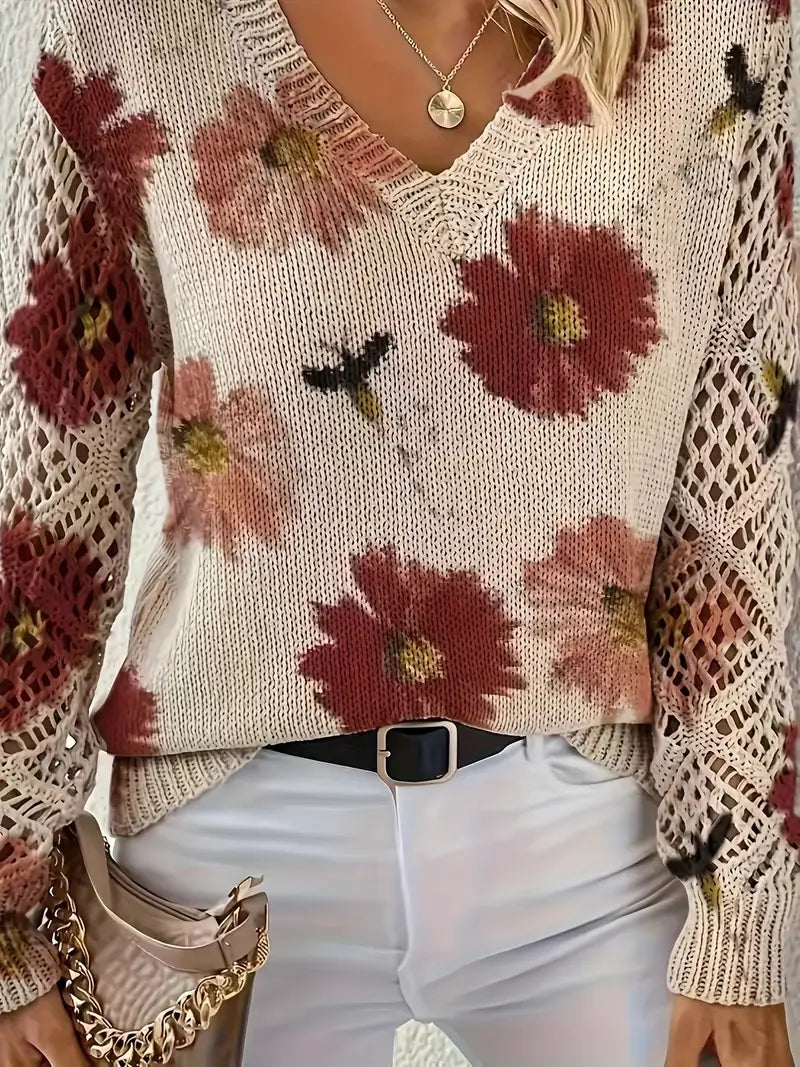 Tatyana - Stilvolle Strickjacke Mit V-Ausschnitt