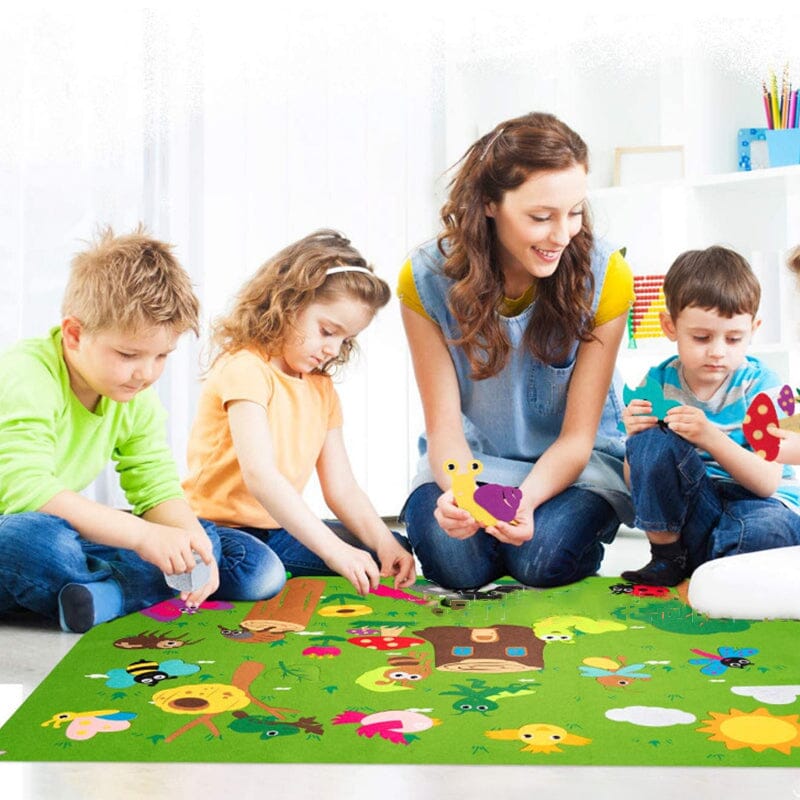 Graphiques en flanelle pour enfants