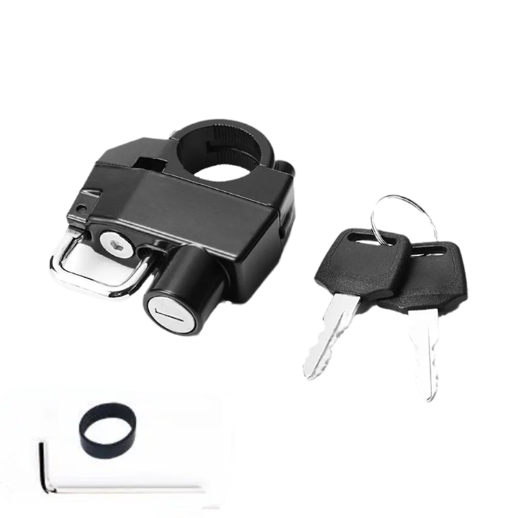 Gluschwein - Multifunktionales Motorradhelm-Sicherheitsschloss Verstärkte Version aus verdickter Zinklegierung