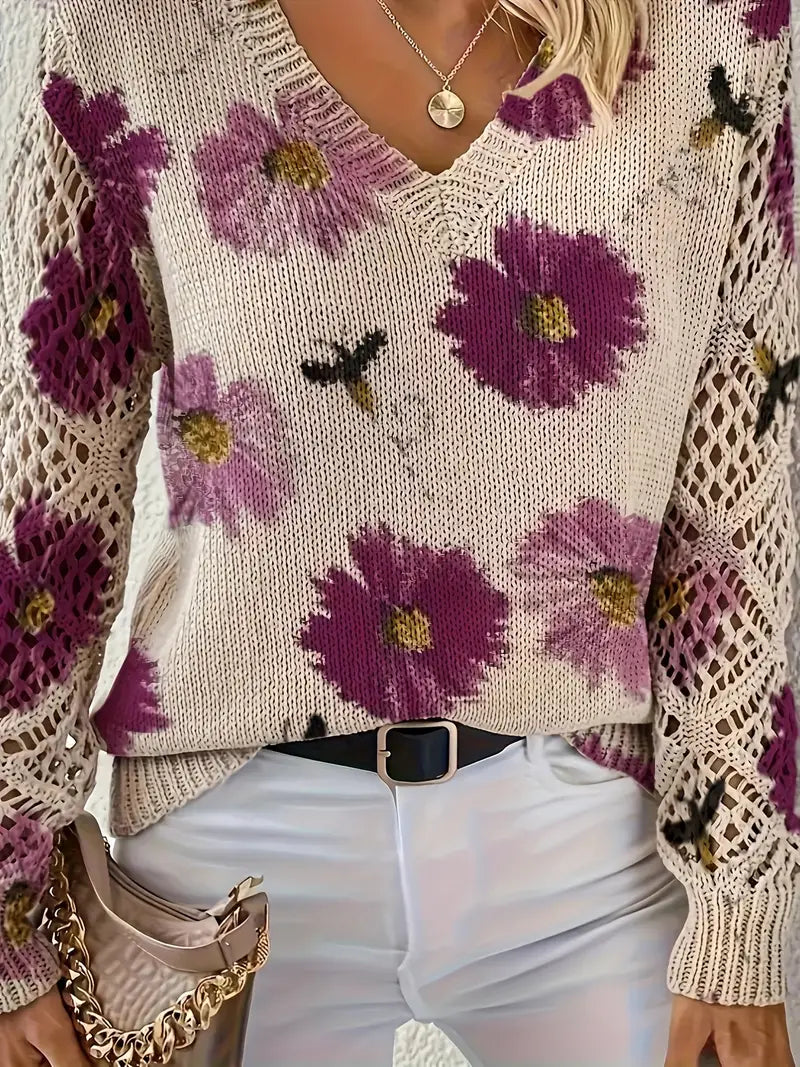 Tatyana - Stilvolle Strickjacke Mit V-Ausschnitt