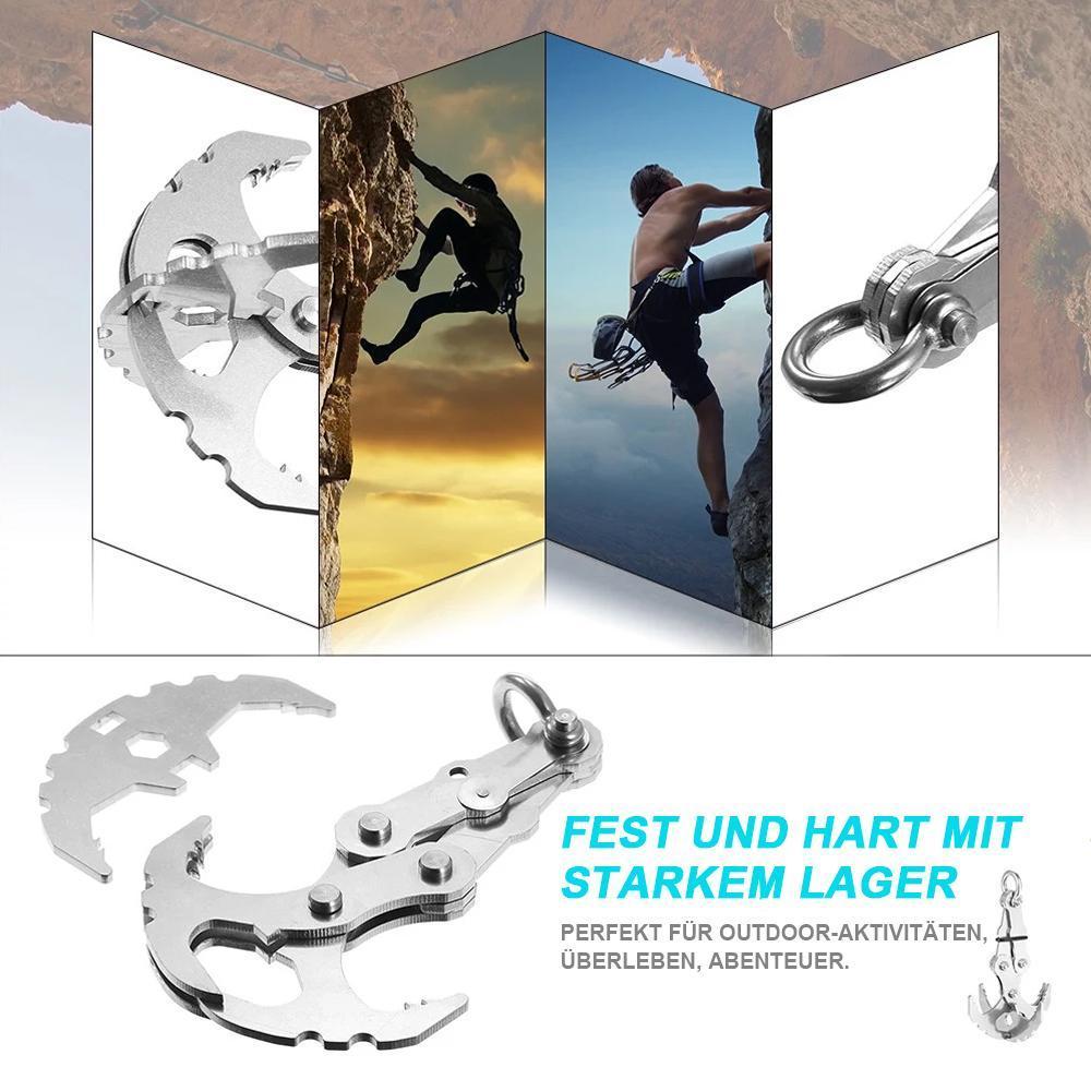 Gluschwein - 🪝Rostfreier-Stahl faltbarer Schwerkraft Haken🪝