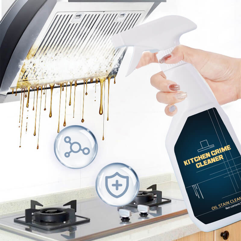 Nettoyant ménager pour les taches d'huile lourdes sur la hotte aspirante