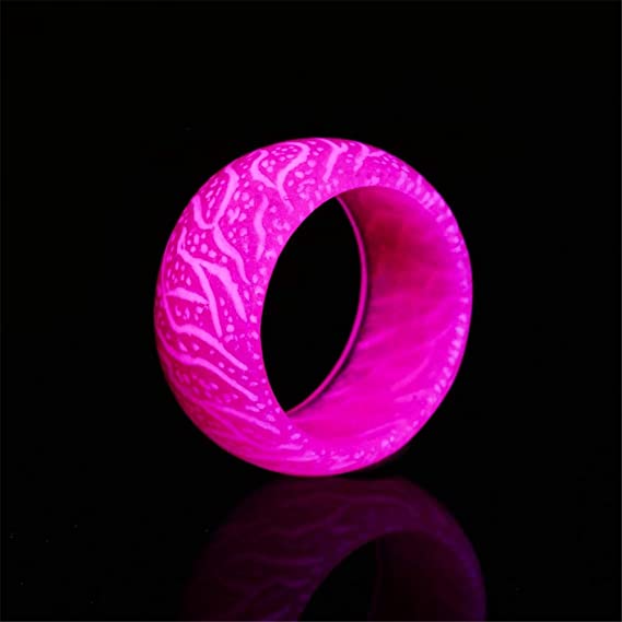 Gluschwein - Fashion Colorful Luminous Resin Fluorescent Glowing Ring