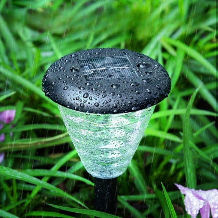 Gluschwein - Wasserdichte Solar-Rasenlampen (2 Stück)