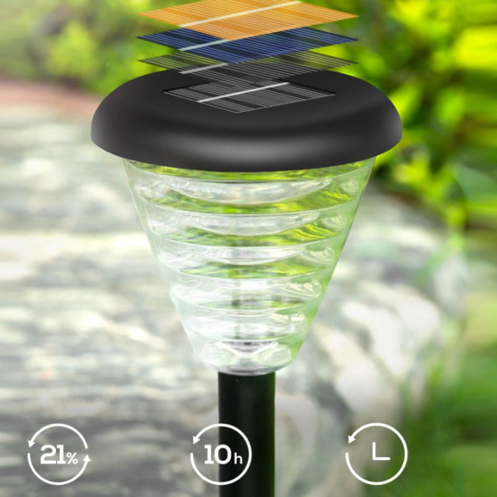 Gluschwein - Wasserdichte Solar-Rasenlampen (2 Stück)