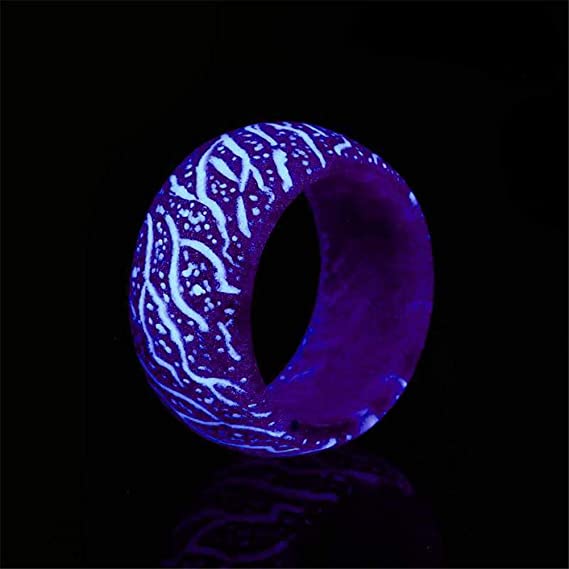 Gluschwein - Fashion Colorful Luminous Resin Fluorescent Glowing Ring
