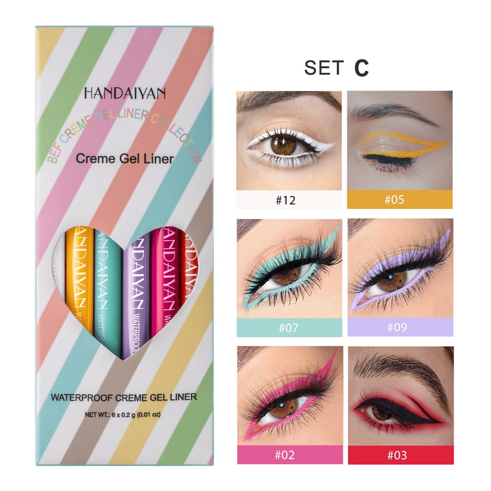 Gluschwein - 20 PCS farbige Eyeliner Stifte Set