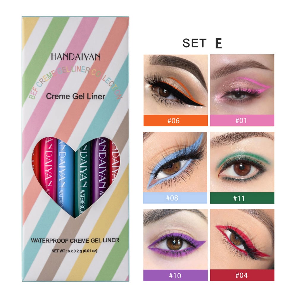 Gluschwein - 20 PCS farbige Eyeliner Stifte Set