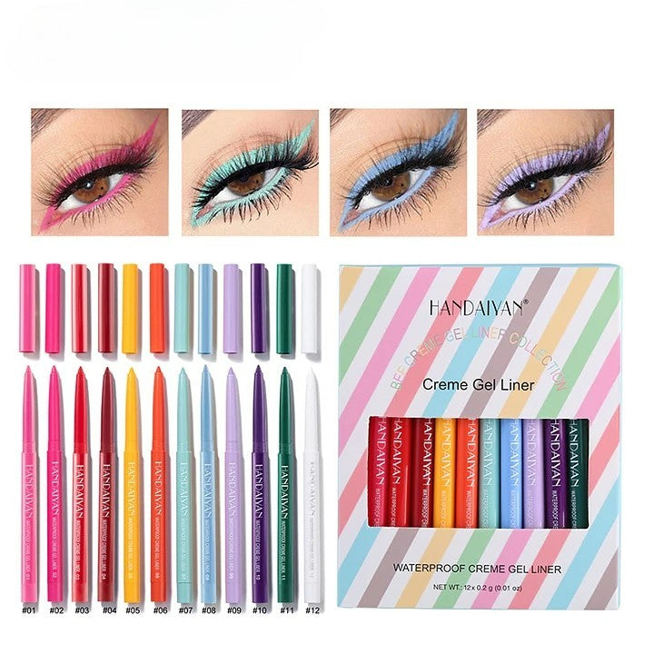 Gluschwein - 20 PCS farbige Eyeliner Stifte Set