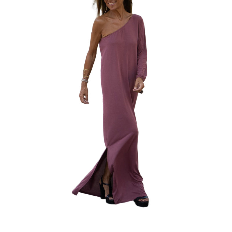 Gluschwein - Damen Freizeitkleid Langes Kleid