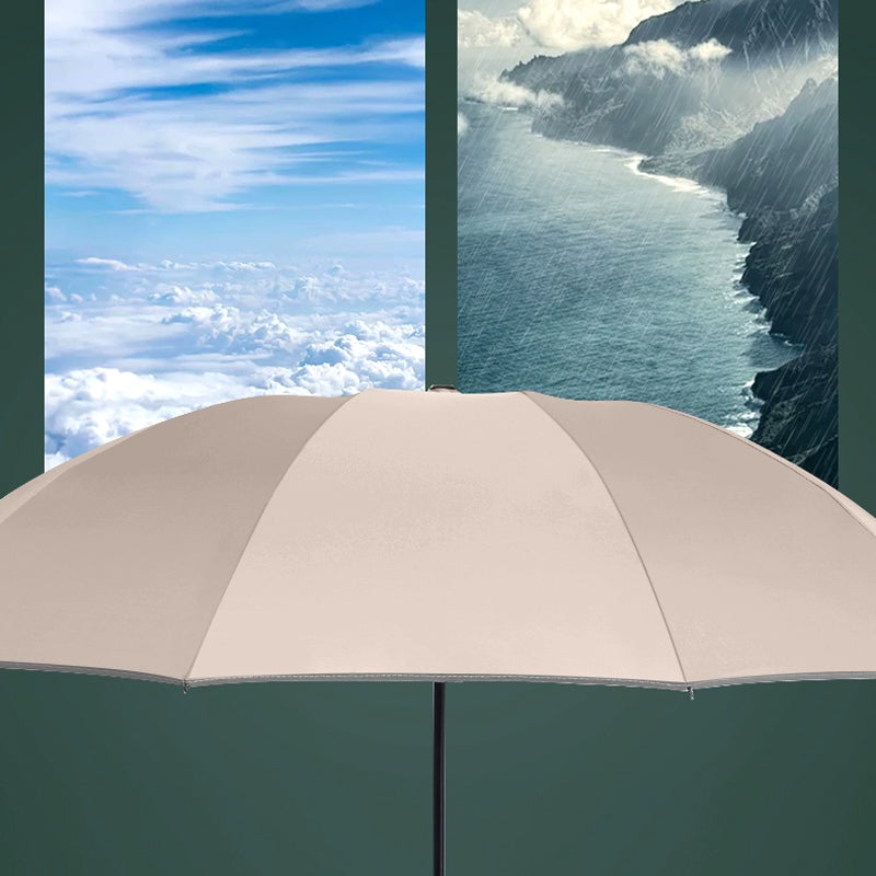 Gluschwein - Am Fahrzeug Montierter, Faltbarer Automatik-Regen- Oder Sonnenscheinschirm Mit Doppeltem Verwendungszweck