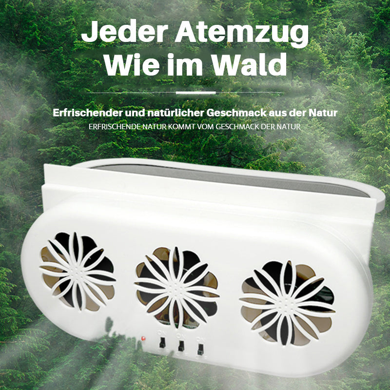 Gluschwein - Solarbetriebener Autoabluftventilator