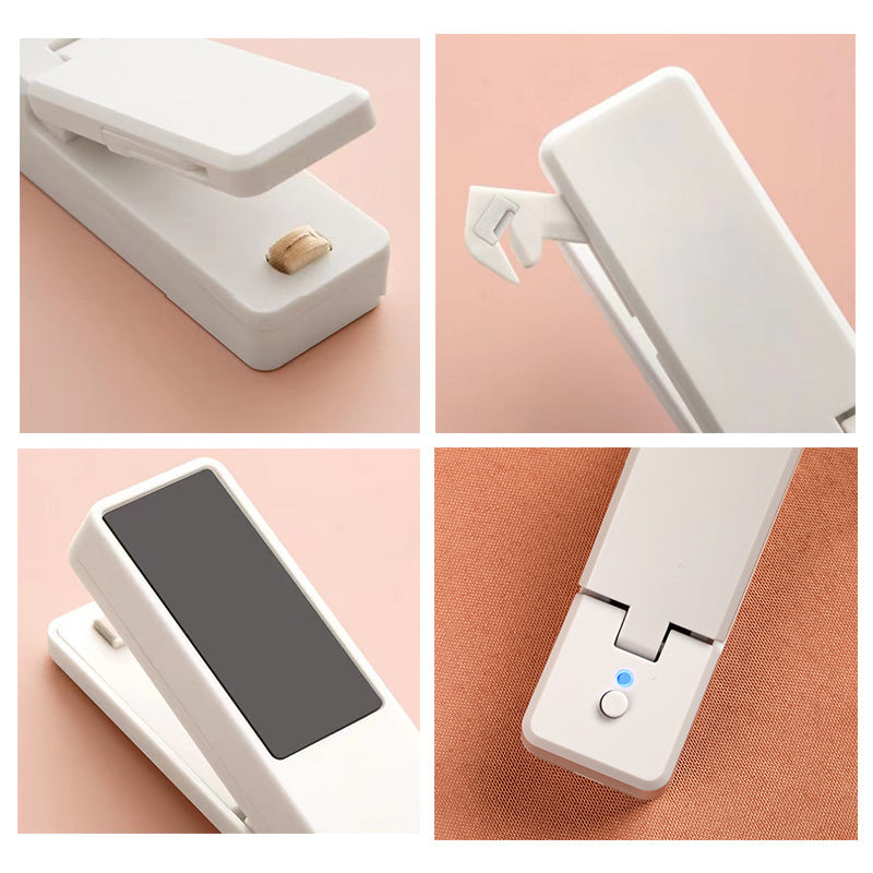 Gluschwein - 2 in 1 USB aufladbare Mini-Beutelschweißmaschine mit Schneidemesser