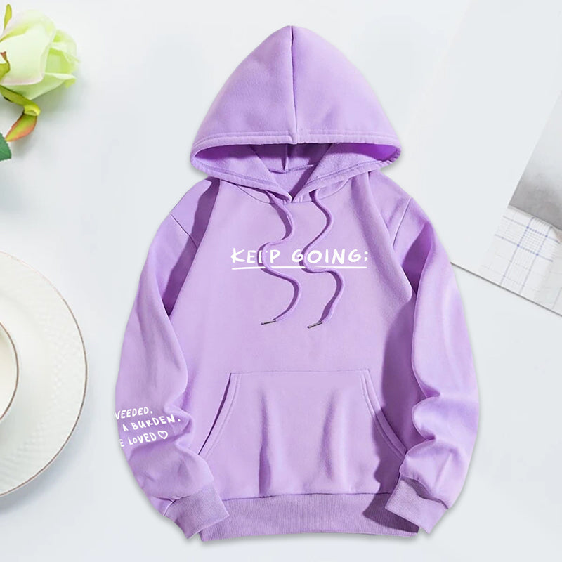 Gluschwein - Sweatshirt '100 Gründe, am Leben zu bleiben'.