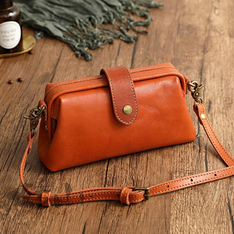 Gluschwein - Retro handgemachte Tasche braun