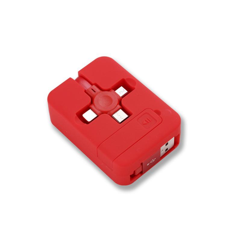 Gluschwein - Drei in einer Ladekabelrolle Rot 1