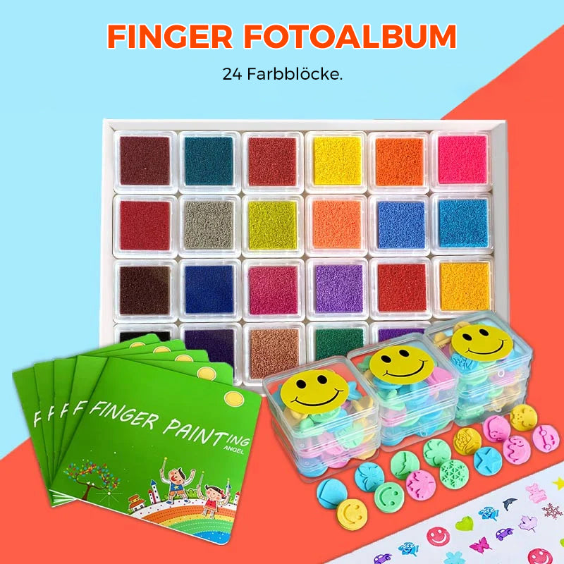 Gluschwein - Lustiges Fingermal-Set 24-Farben-Set