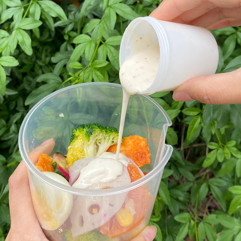 Gluschwein - Tragbare leichte Maurersalatbecher