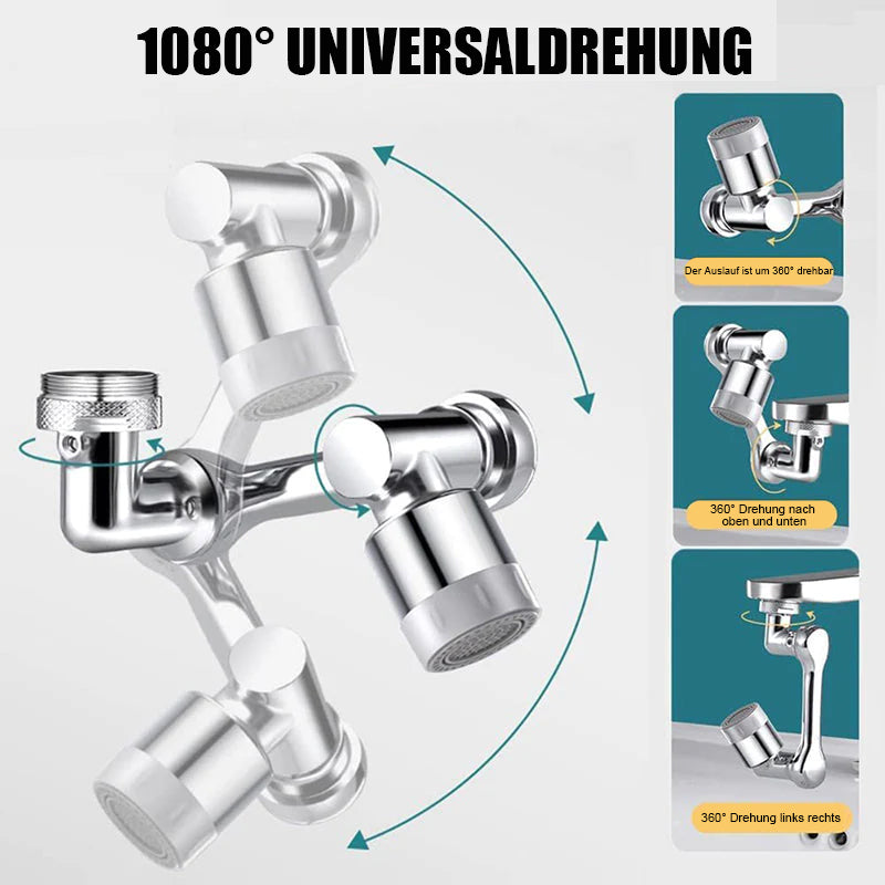 Gluschwein - Rotierender Wasserhahn mit Spritzfilter