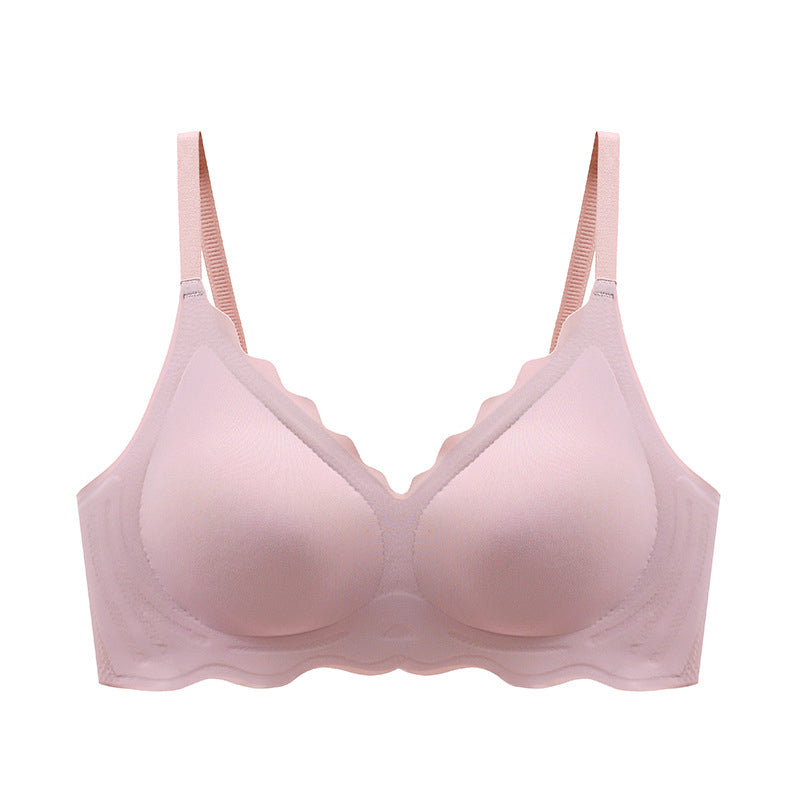 Gluschwein - Dünner nahtloser bügelloser BH Pink