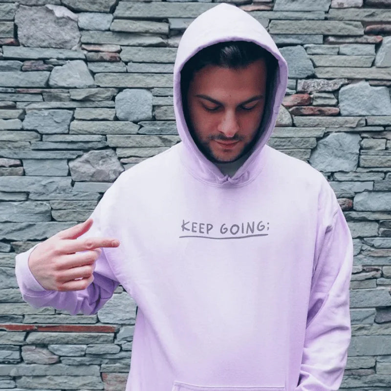 Gluschwein - Sweatshirt '100 Gründe, am Leben zu bleiben'.