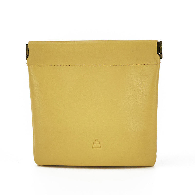 Gluschwein - Kosmetiktasche aus PU-Leder gelb