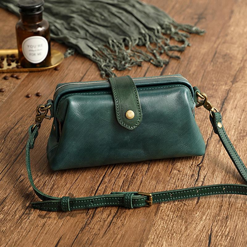 Gluschwein - Retro handgemachte Tasche Grün