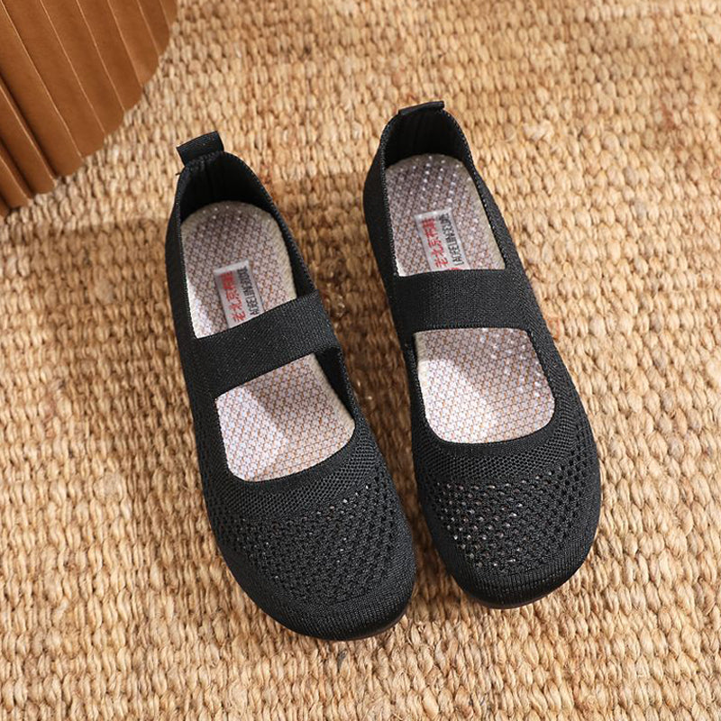 Gluschwein - Atmungsaktive, rutschfeste Stoffschuhe für Damen