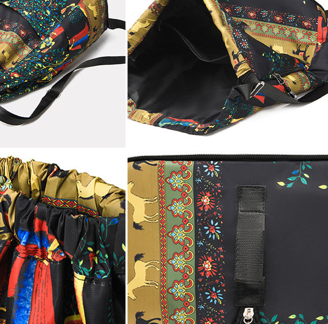 Gluschwein - Faltbarer Sportrucksack mit großem Fassungsvermögen und Kordelzug