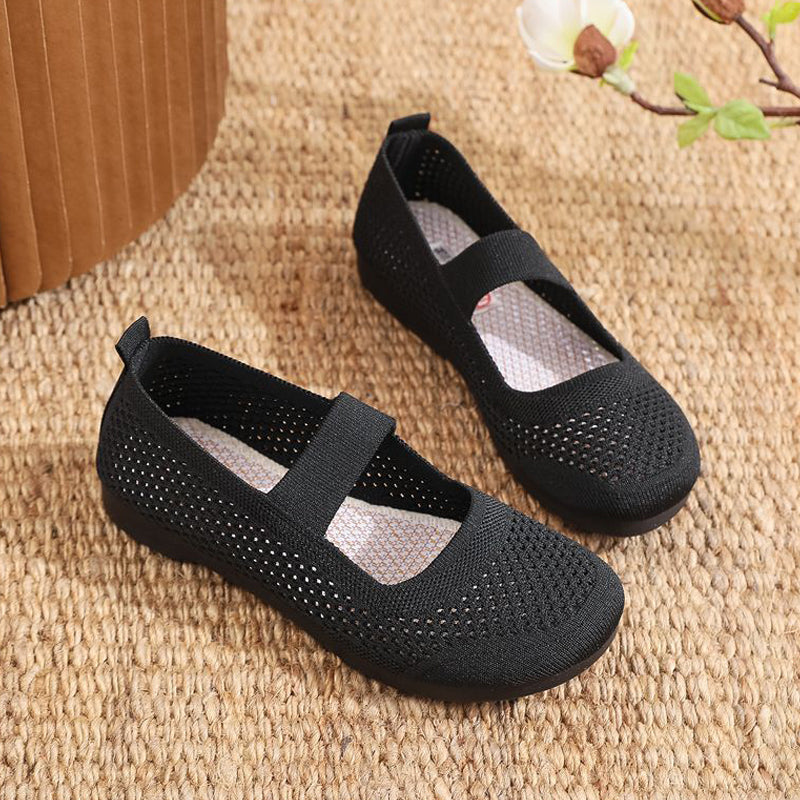 Gluschwein - Atmungsaktive, rutschfeste Stoffschuhe für Damen