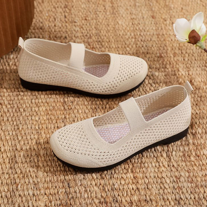 Gluschwein - Atmungsaktive, rutschfeste Stoffschuhe für Damen