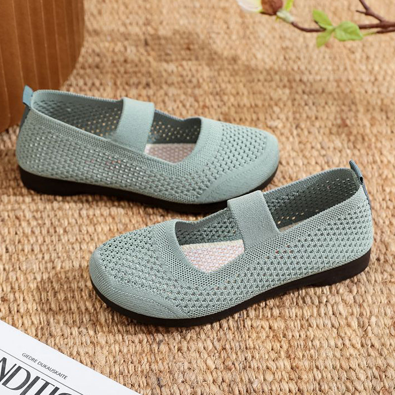 Gluschwein - Atmungsaktive, rutschfeste Stoffschuhe für Damen