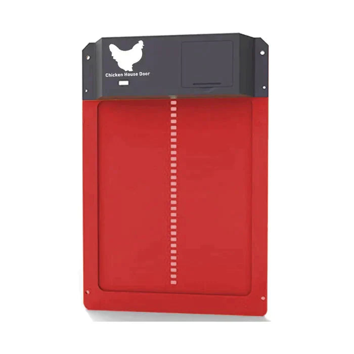 Gluschwein - Automatische Geflügelstalltür Rot