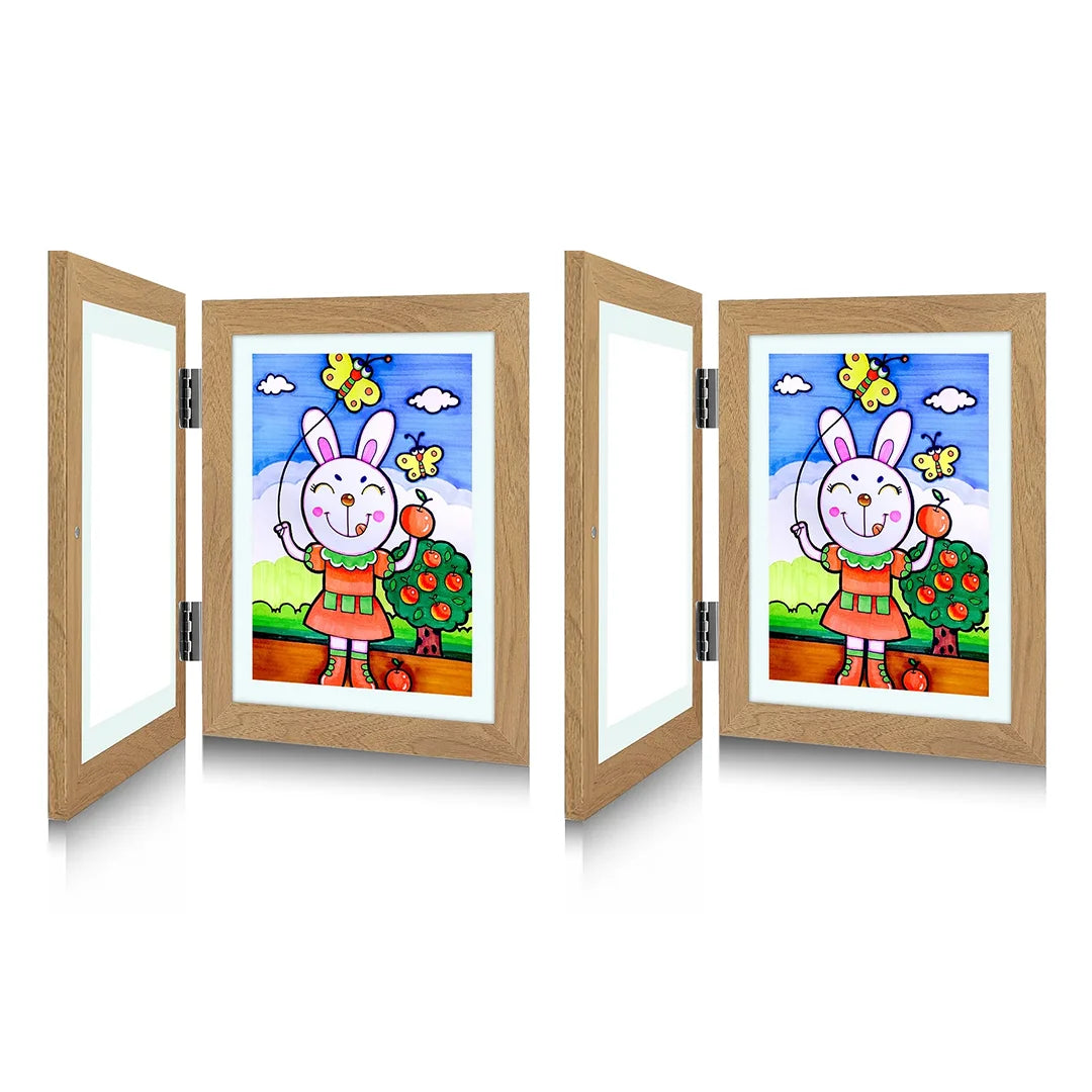Gluschwein - Kunstfotorahmen für Kinder Holzfarbe* 2 Stück
