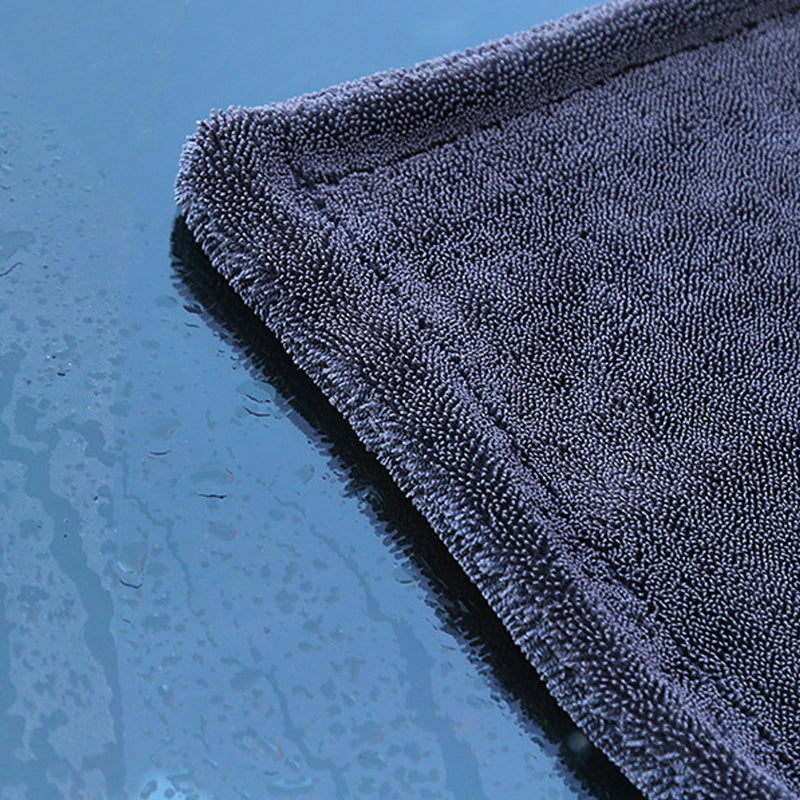 Serviette en microfibre torsadée pour le lavage de voiture et le nettoyage des vitres / 40 × 60 cm