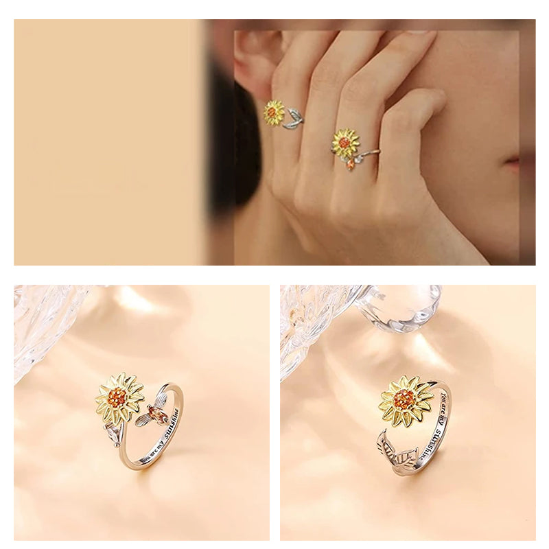 Gluschwein - Rotierender Sonnenblume-Ring