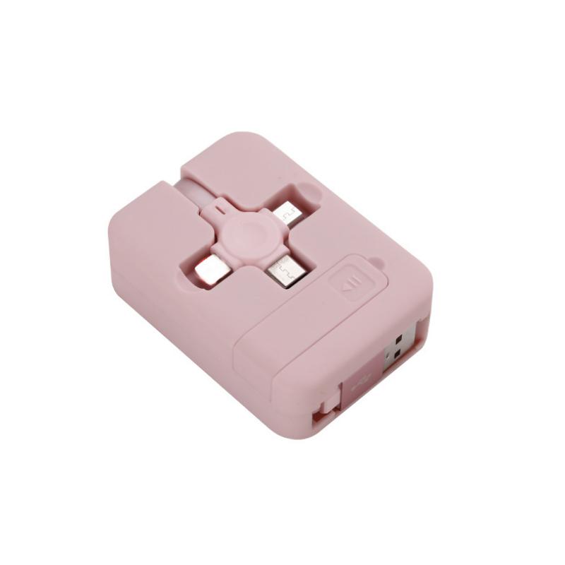 Gluschwein - Drei in einer Ladekabelrolle Pink 1
