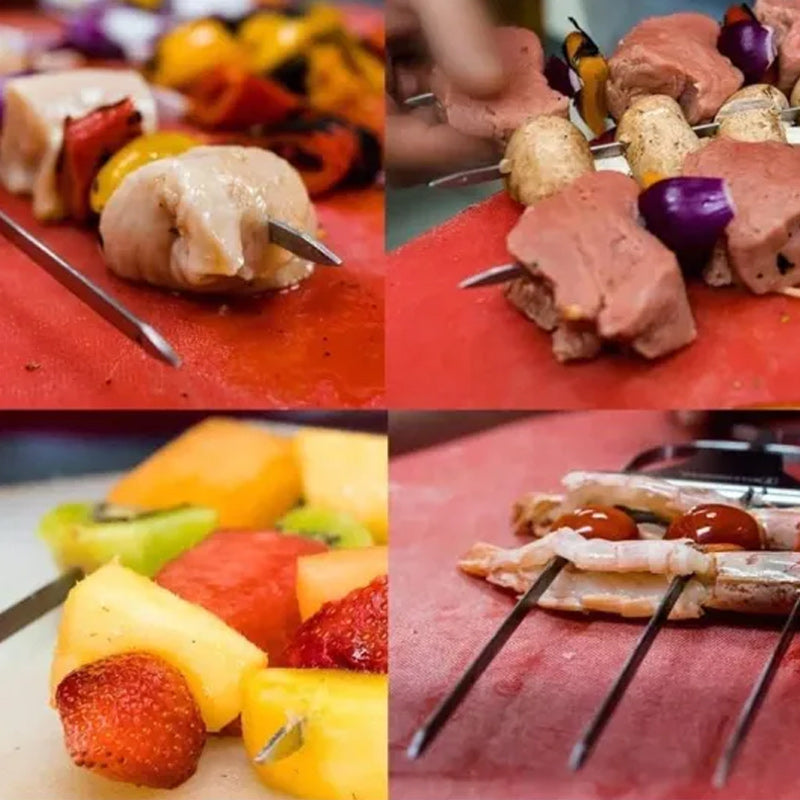 Gluschwein - Halbautomatische Grillgabel aus Edelstahl
