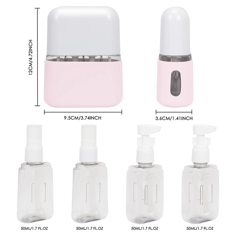 Gluschwein - Mini-Shampoo-Spender, tragbares Reiseflaschen-Set
