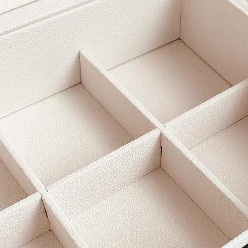 Gluschwein - Leder-Schmuckkästchen mit Schloss, Aufbewahrungsbox-Organizer