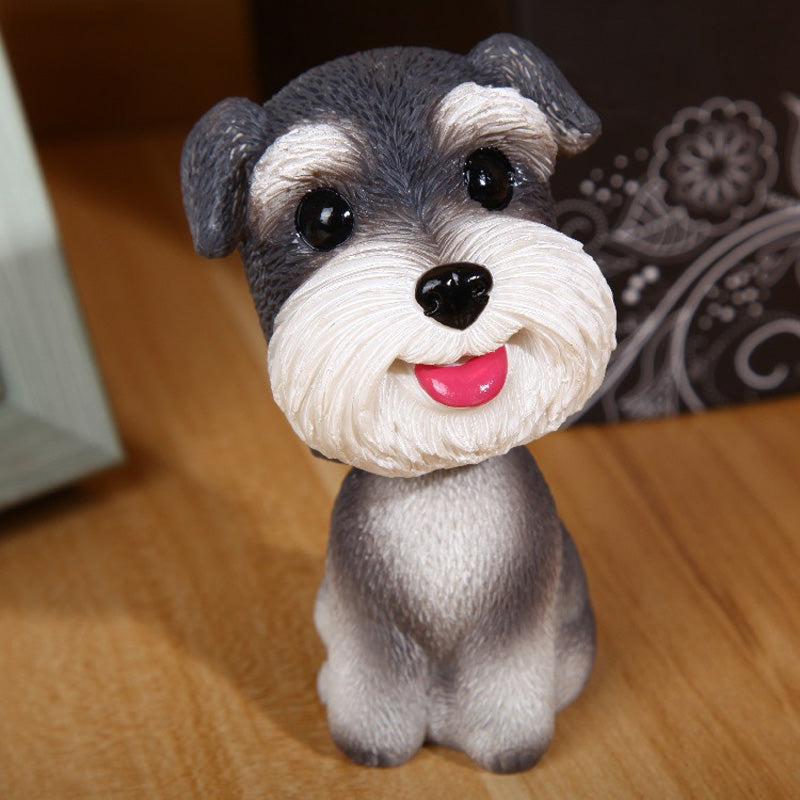 Gluschwein - Auto-Innendekoration aus Harz mit Hund