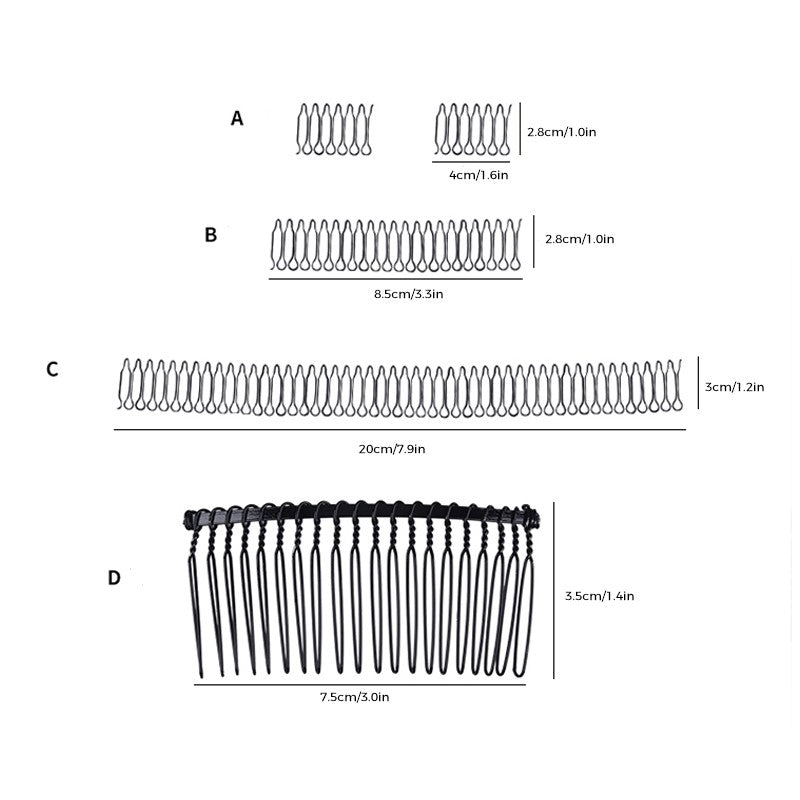Gluschwein - U-förmiger Haarstylingkamm