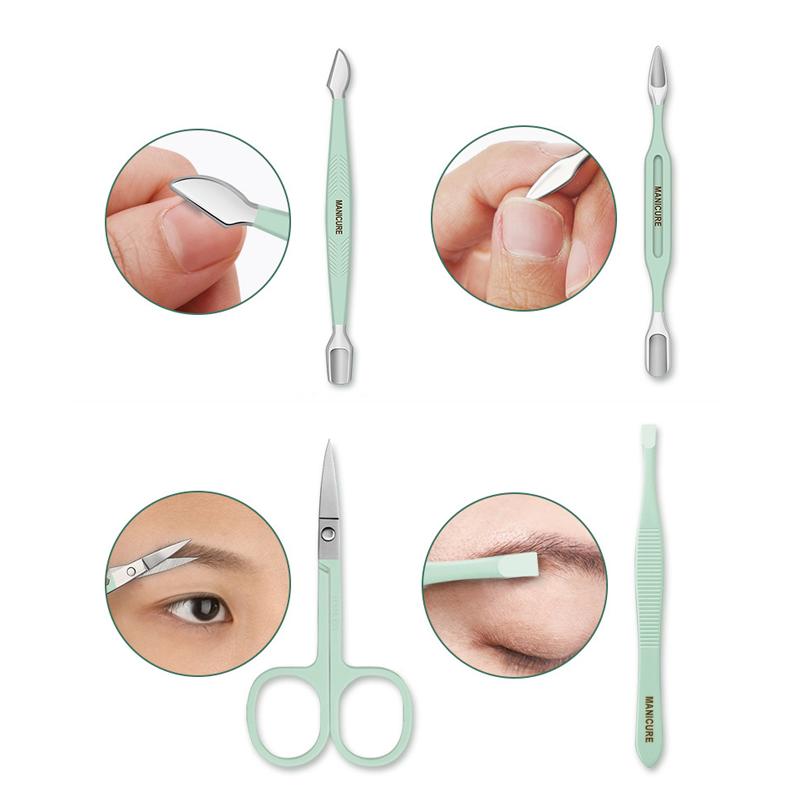 Gluschwein - Nagelknipser tragbares Set (12/16 Stück)