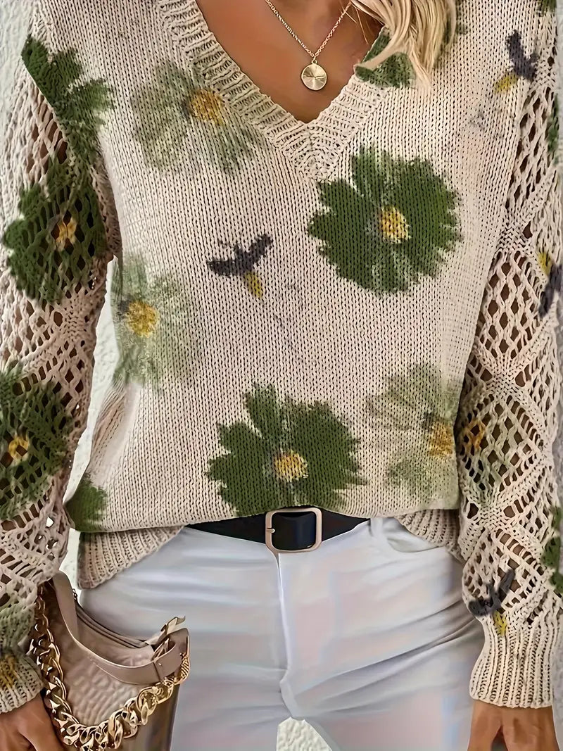 Tatyana - Stilvolle Strickjacke Mit V-Ausschnitt