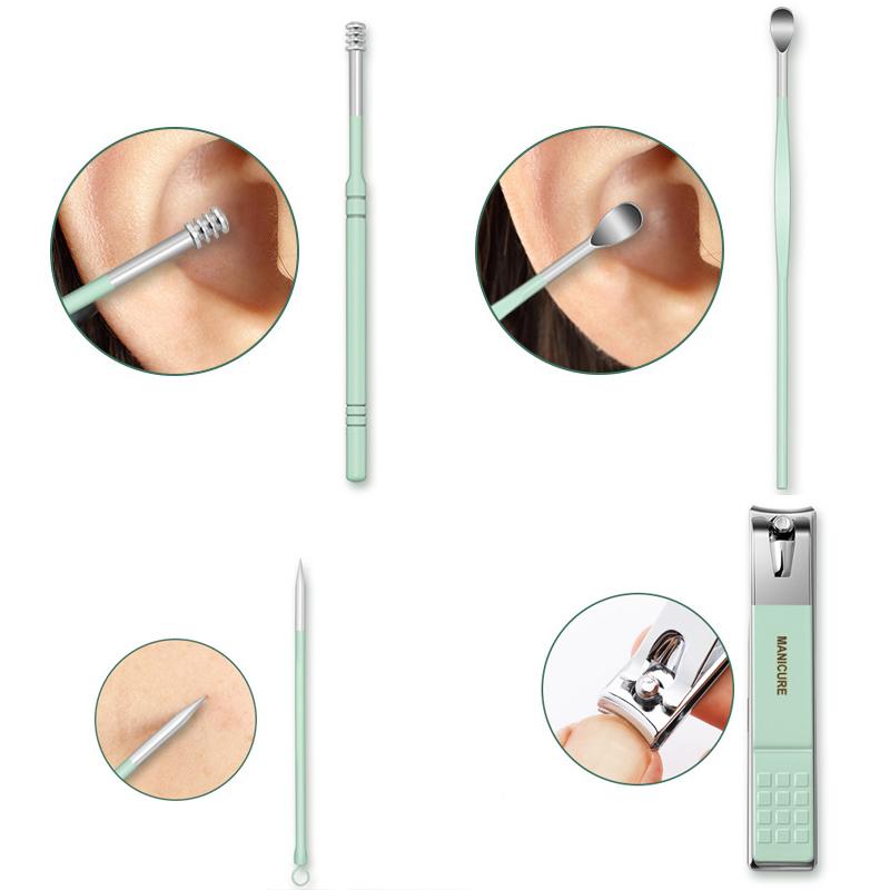 Gluschwein - Nagelknipser tragbares Set (12/16 Stück)