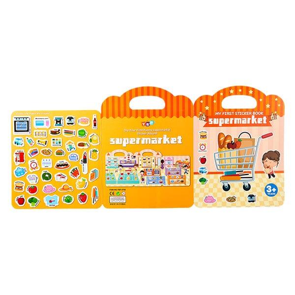 Gluschwein - Jelly-Sticker-Buch SUPERMARKT